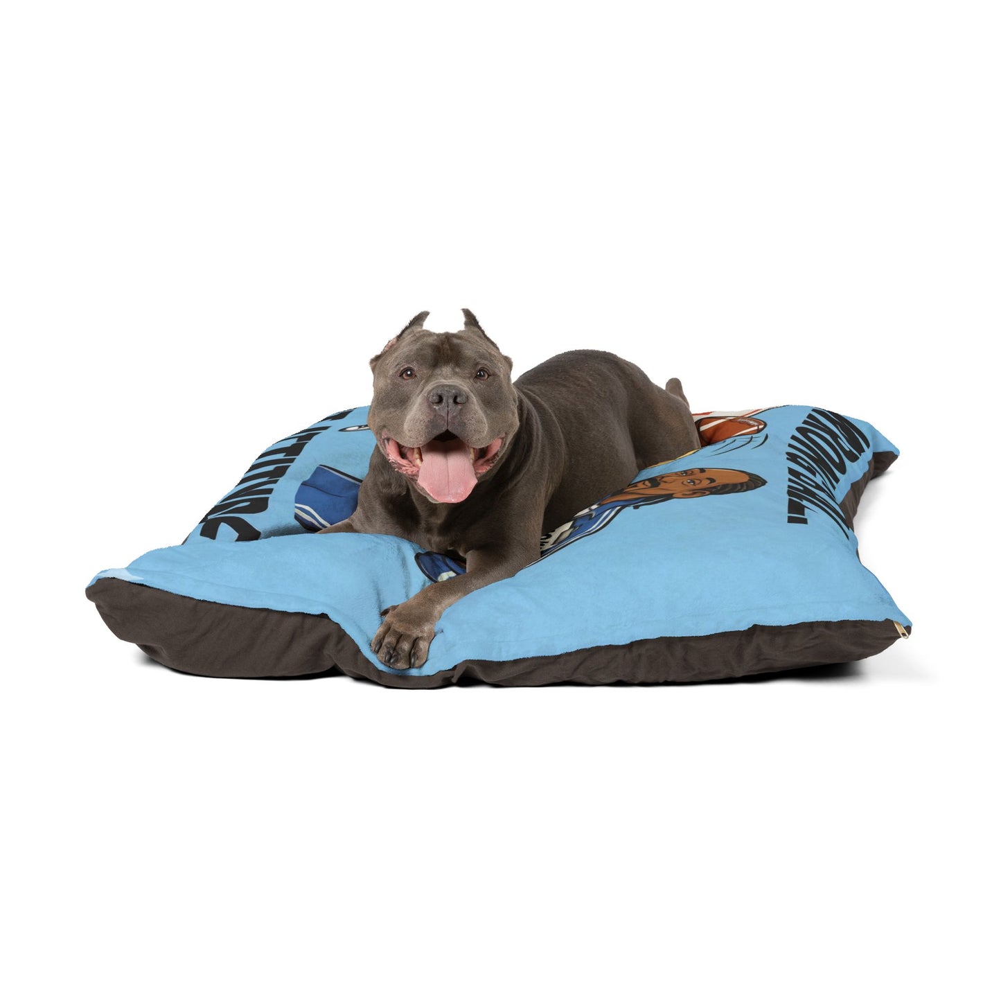 The "Pup Talk" Throne | Motivational OG Coach Pet Bed Pillow