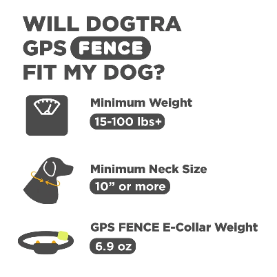 Dogtra No-Subscription GPS Dog Fence - Static Shock & Pager Training Collar, Phone-Connected, Bluetooth-Enabled, App-Control, 3/4 Acre Minimum Coverage Wireless Boundary System for Large Properties & Camping