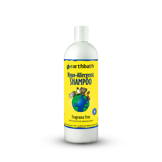 earthbath® Hypoallergenic Shampoo | Fragrance Free, 16 oz — Default Title