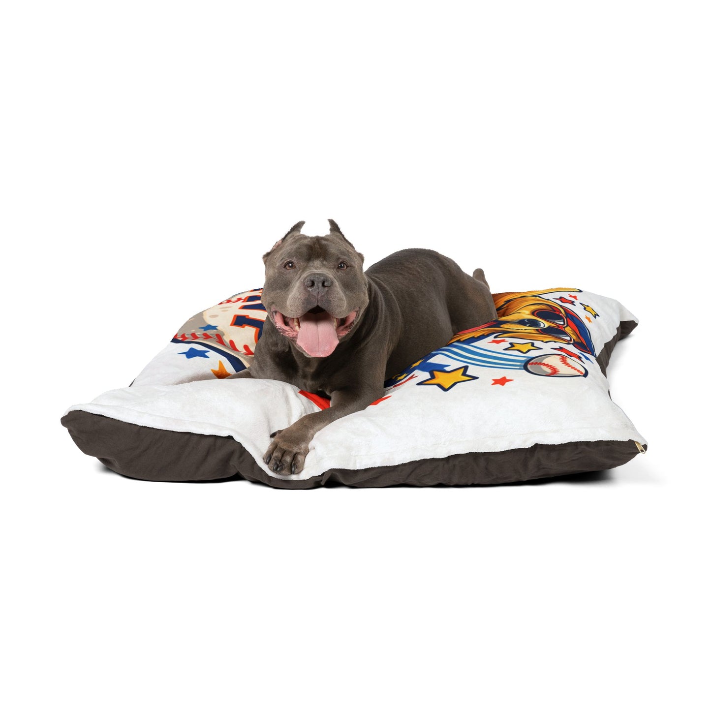The "Real MVP" All-Star Icon Pet Bed Pillow Throne