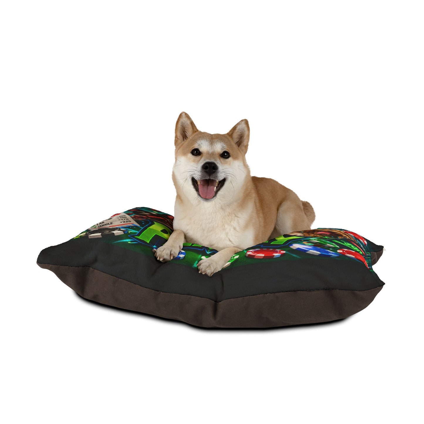 My Dog Hit the Parlay Sportsbook Dog Bed Pillow