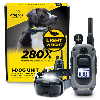 Dogtra® 280X Remote Dog Training Collar | ½-Mile Range | Waterproof | Rechargeable | 1-Dog & 2-Dog Systems