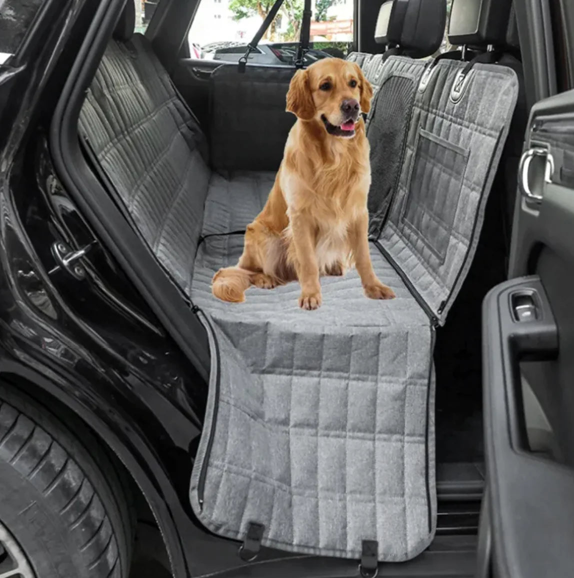 Portable Dog Car Seats AND Cargo Covers  - Toilet Station, Waterproof Cushions, Double Padding, Luxury Models