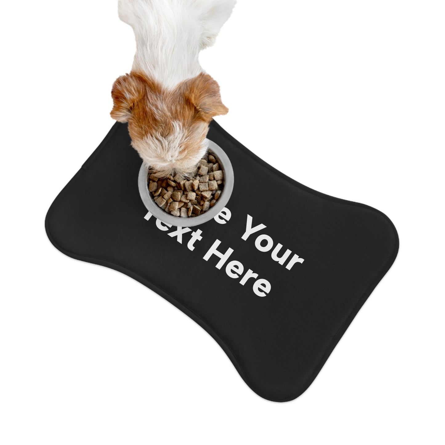 Custom Plush Anti-Slip Mealtime Pet Feeding Mat