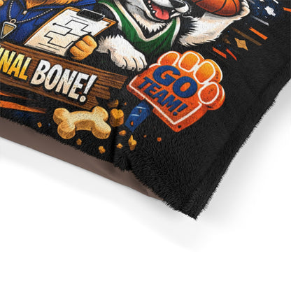 "Into The Final Bone" Bark Madness Pet Bed Pillow | Elite Basketball Series