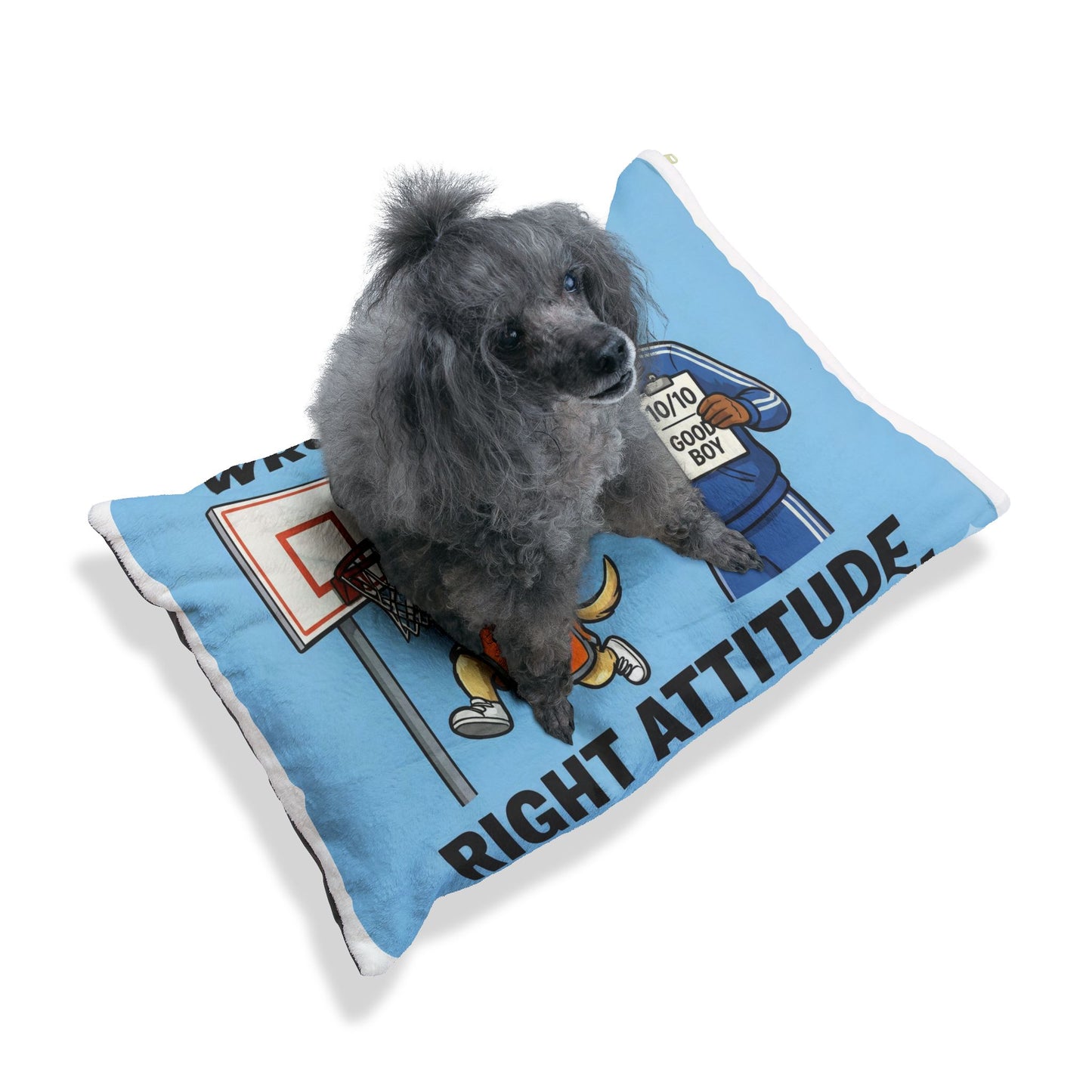 The "Pup Talk" Throne | Motivational OG Coach Pet Bed