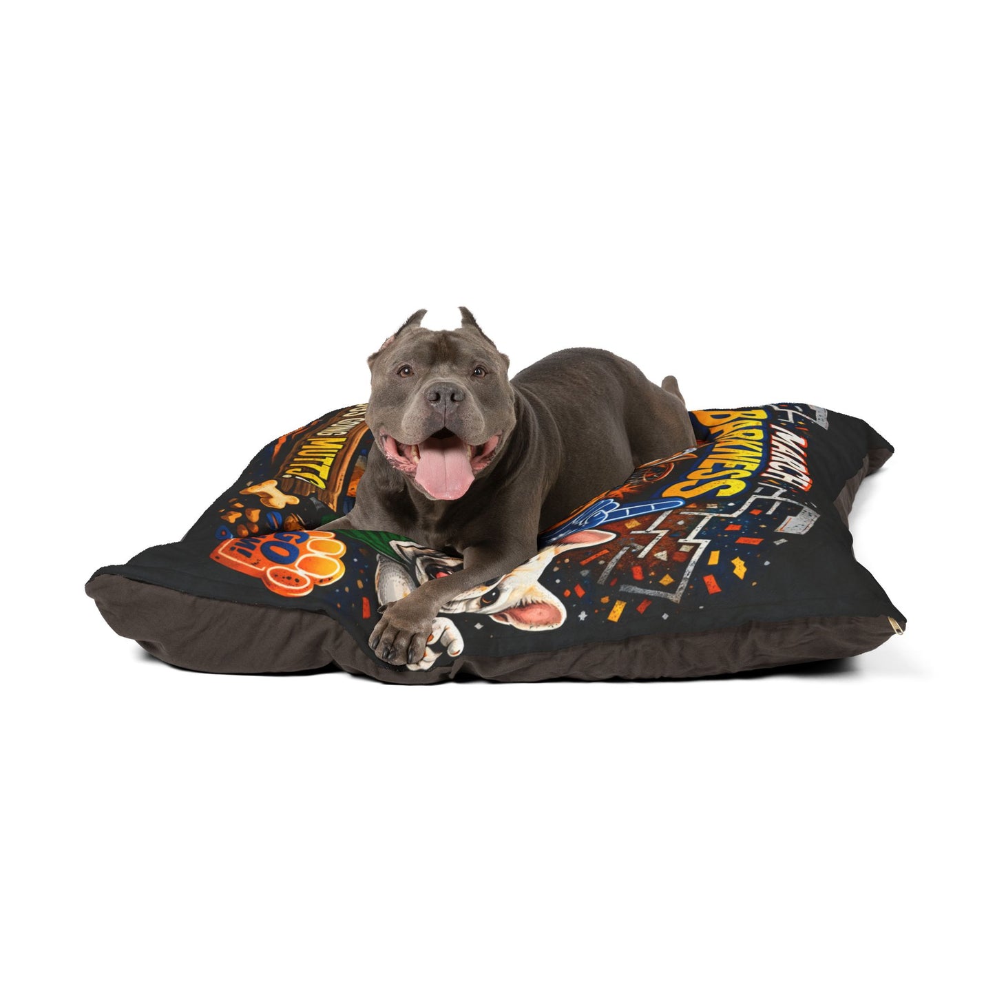 "Dogs Going Mutts" March Barkness Pet Bed Pillow | Elite Basketball Series