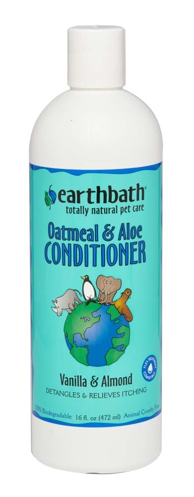 earthbath® Oatmeal & Aloe Conditioner | Vanilla & Almond, 16 oz — Default Title