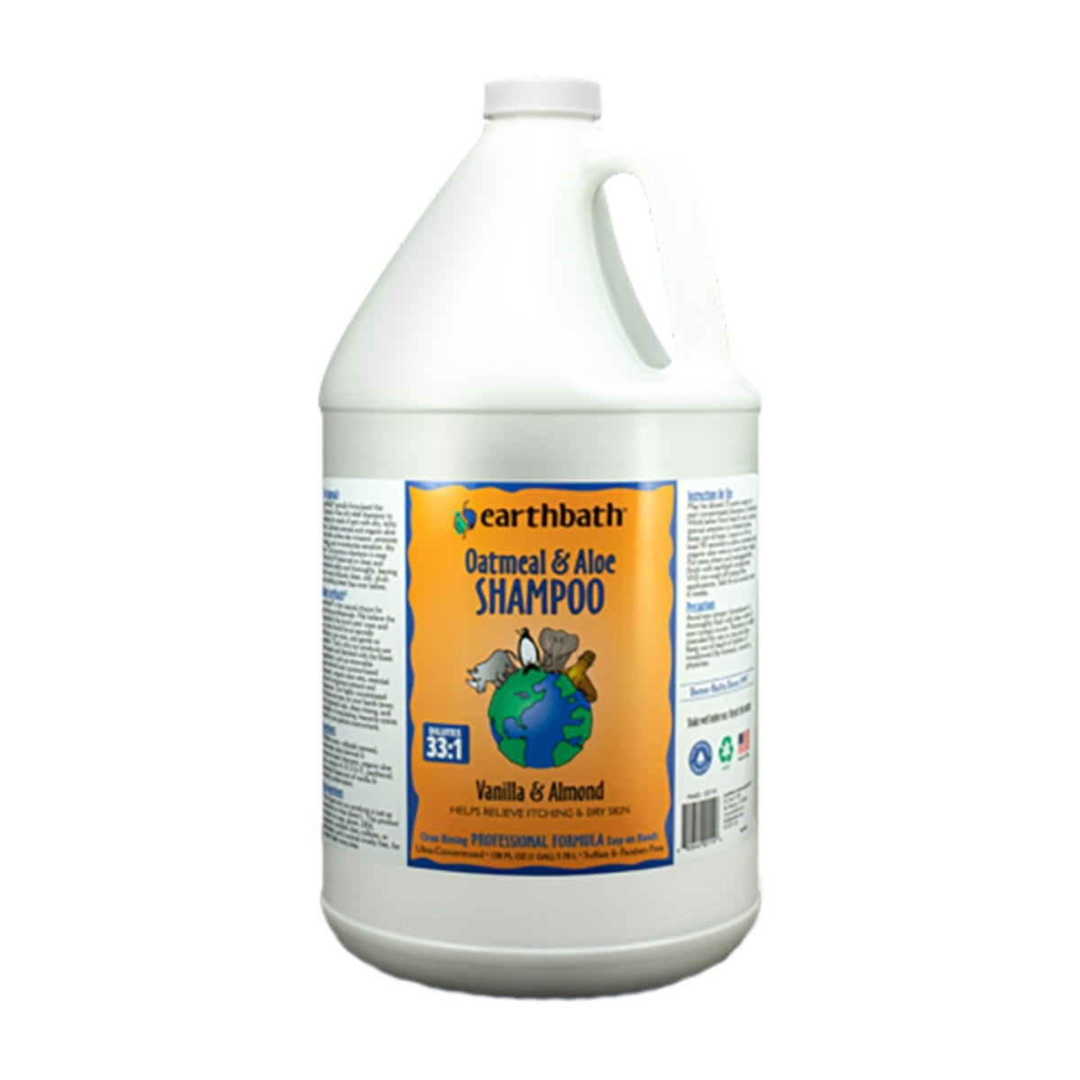 earthbath® Oatmeal & Aloe Itch Relief Shampoo | Vanilla & Almond, 1 Gallon — Default Title