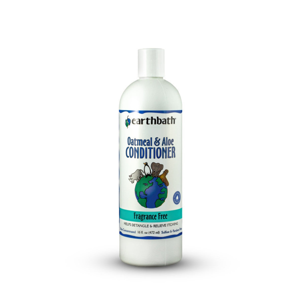 earthbath® Oatmeal & Aloe Conditioner | Fragrance Free, 16 oz — Default Title
