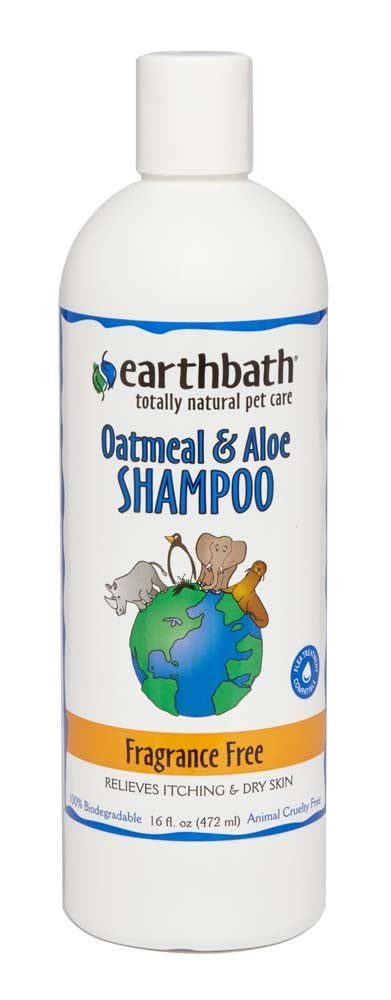 earthbath® Oatmeal & Aloe Itch Relief Shampoo | Fragrance Free, 16 oz — Default Title