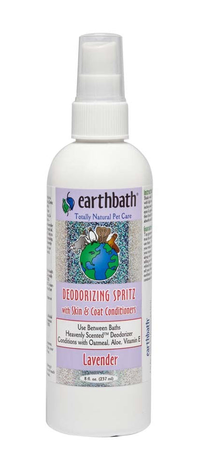 earthbath 3-in-1 Deodorizing Spray for dogs, lavender, 8 oz bottle