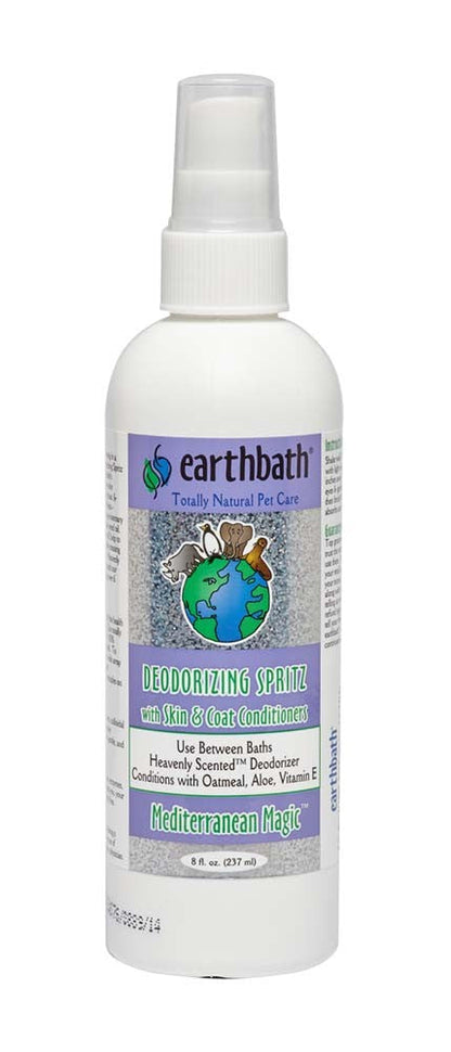 earthbath 3-in-1 Deodorizing Spray for dogs, Mediterranean Magic rosemary, 8 oz bottle