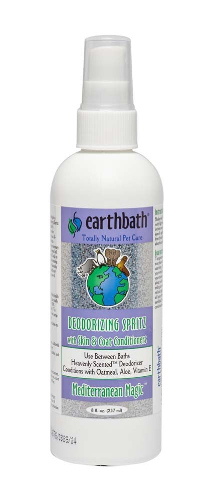 earthbath 3-in-1 Deodorizing Spray for dogs, Mediterranean Magic rosemary, 8 oz bottle