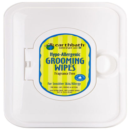 earthbath® Hypoallergenic Grooming Wipes | Fragrance Free, 100 Count — Default Title