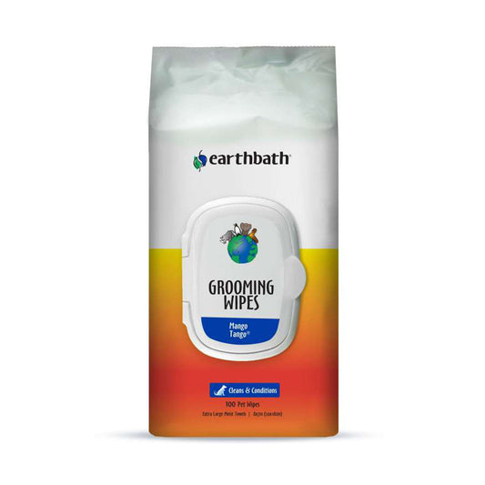 earthbath® Mango Tango Grooming Wipes | 100 Count — Default Title