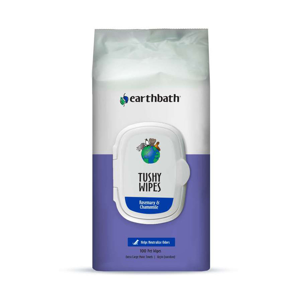 earthbath® Tushy Wipes | Rosemary & Chamomile, 72 Count — Default Title