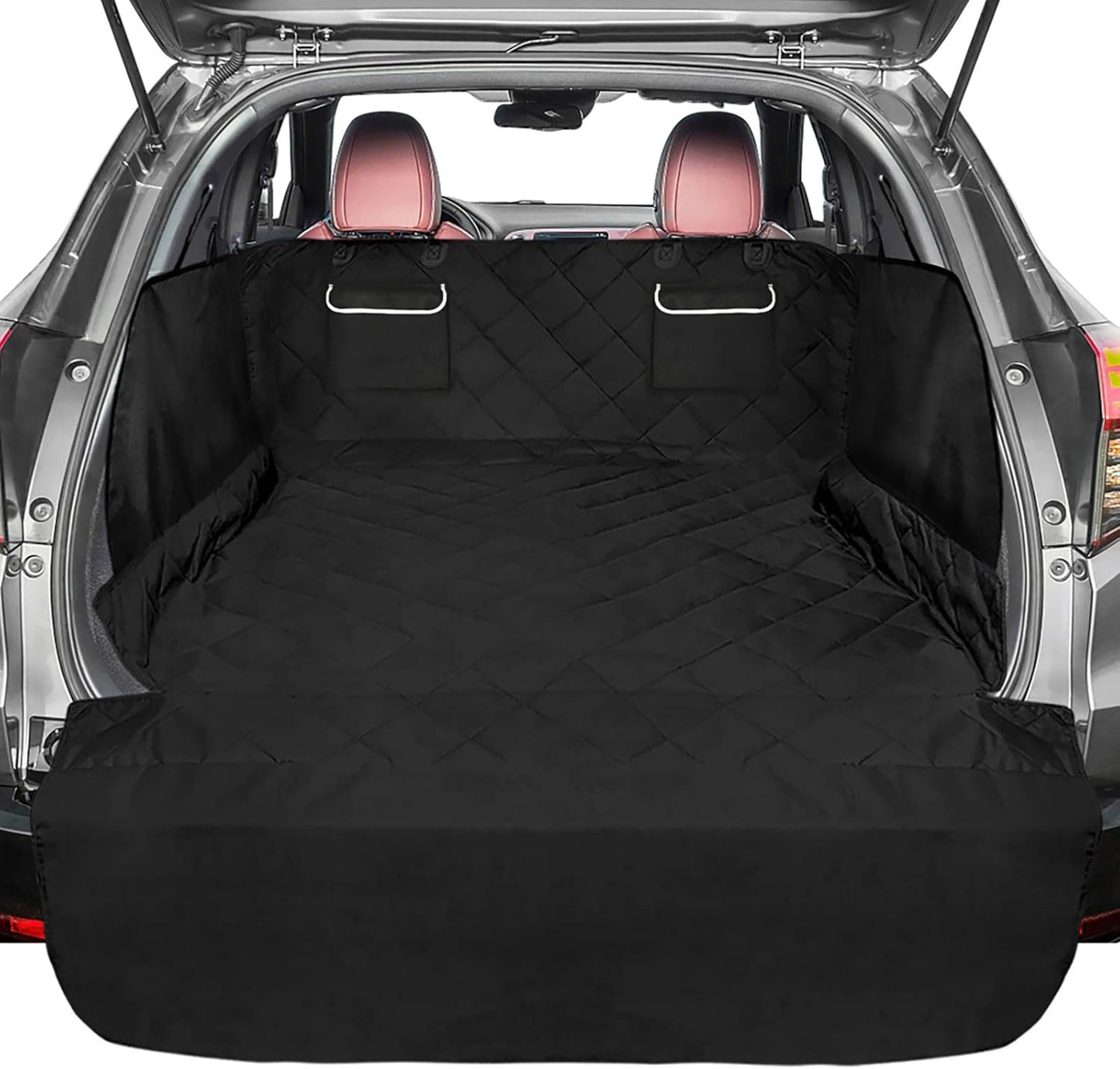 Dog Cargo Cover for SUV Non-Slip Waterproof with Side and Bumper Flap Protectors