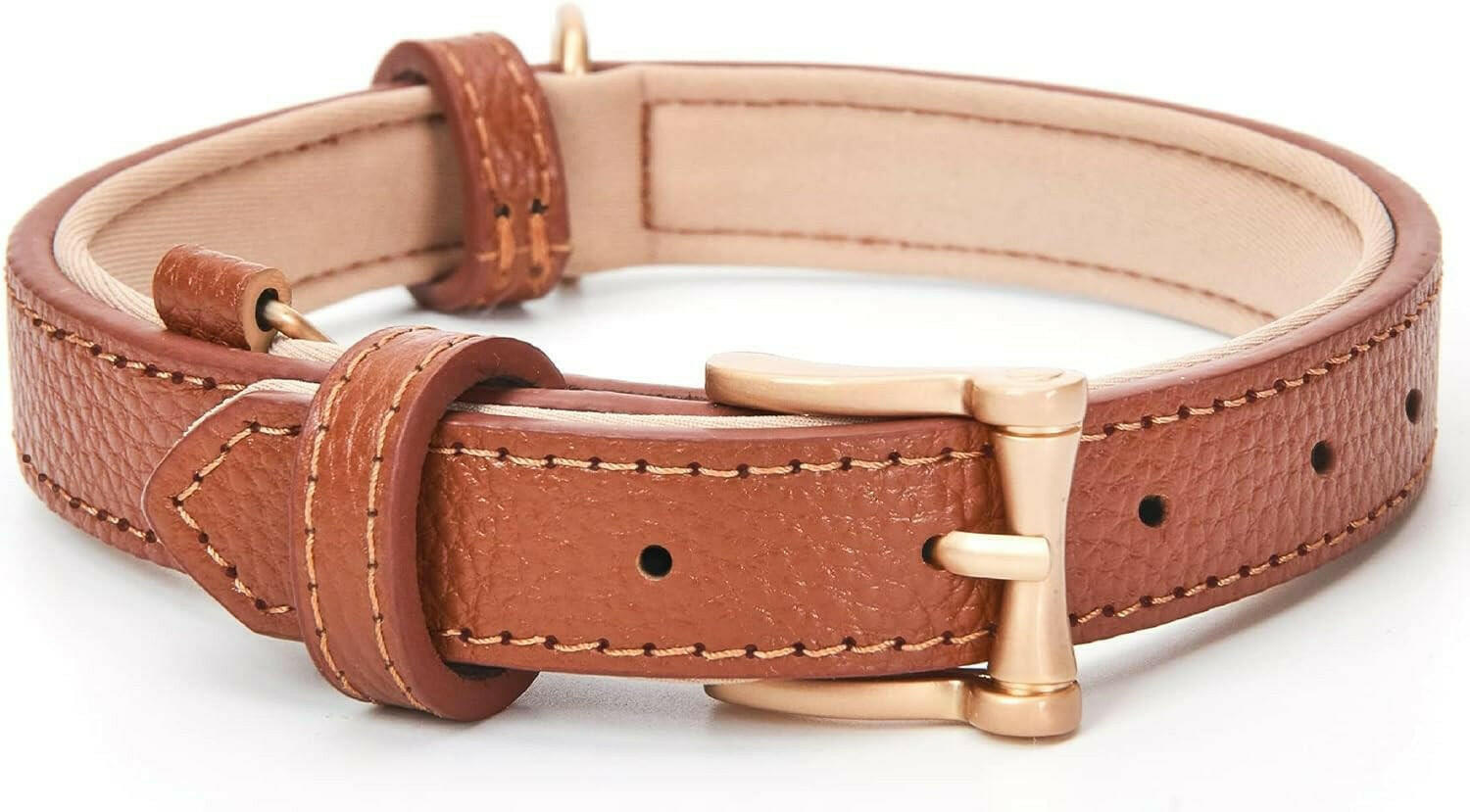 Classic Leather Universal Dog Collar.