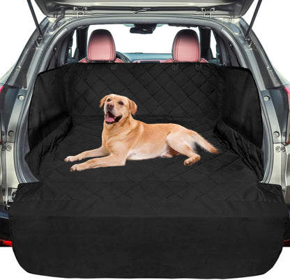 Dog Cargo Cover for SUV Non-Slip Waterproof with Side and Bumper Flap Protectors