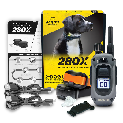 Dogtra® 280X Remote Dog Training Collar | ½-Mile Range | Waterproof | Rechargeable | 1-Dog & 2-Dog Systems