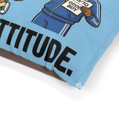 The "Pup Talk" Throne | Motivational OG Coach Pet Bed