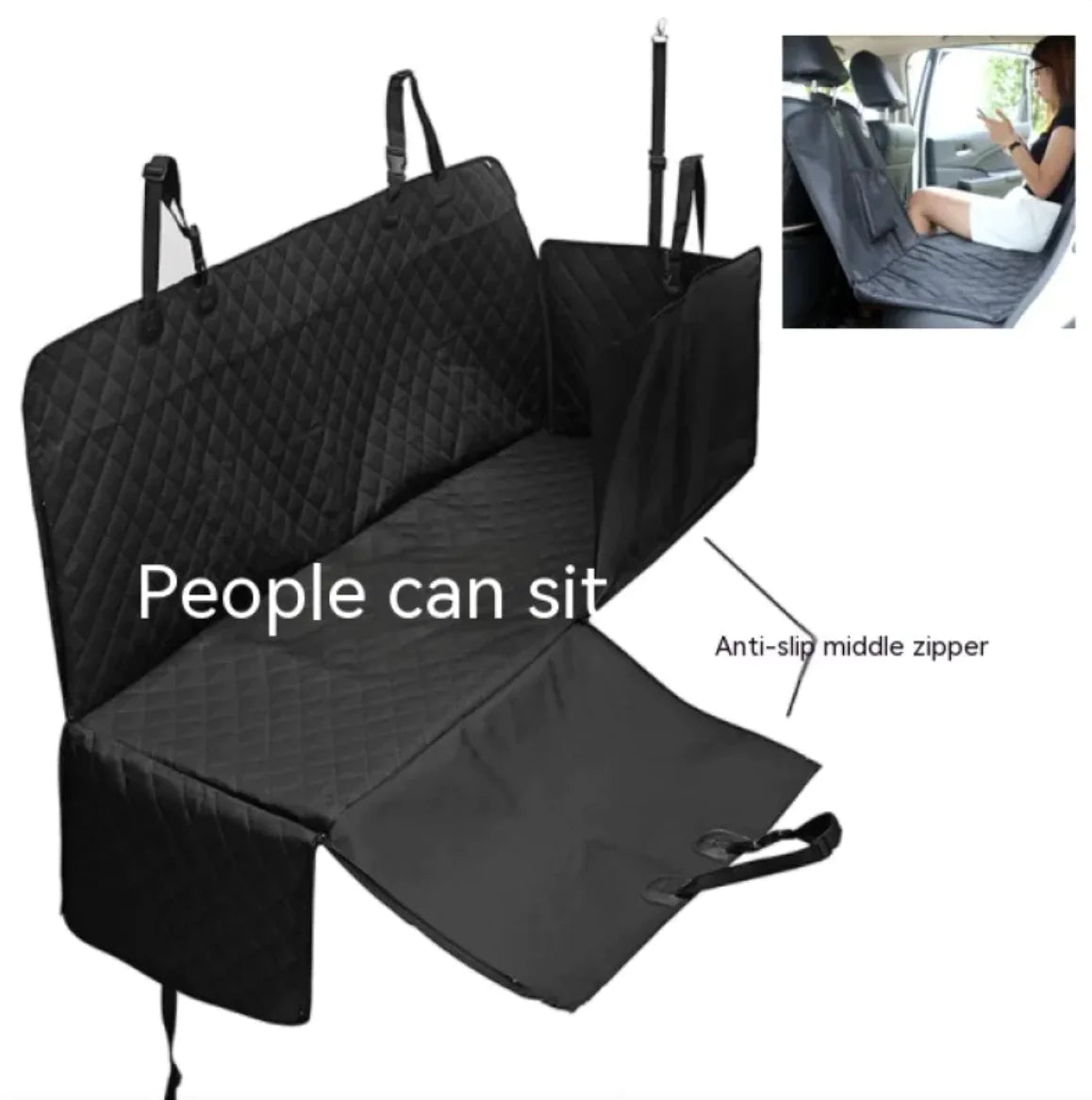 Portable Dog Car Seats AND Cargo Covers  - Toilet Station, Waterproof Cushions, Double Padding, Luxury Models