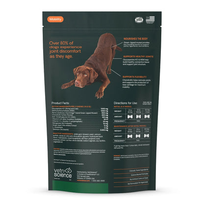 VetriScience® Ultimate Strength Hip & Joint Chews | Duck, 60 Count