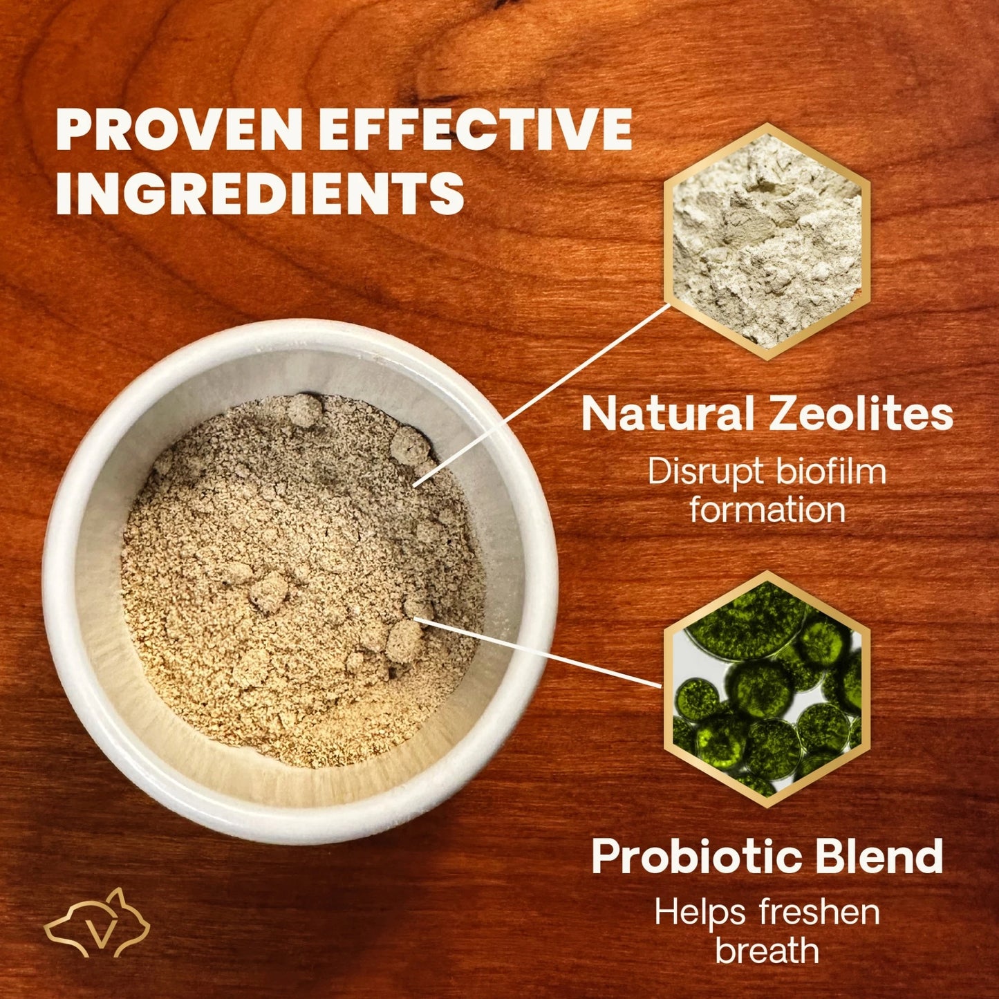 VetriScience® Dental Care Powder for Dogs & Cats | 4.2 oz