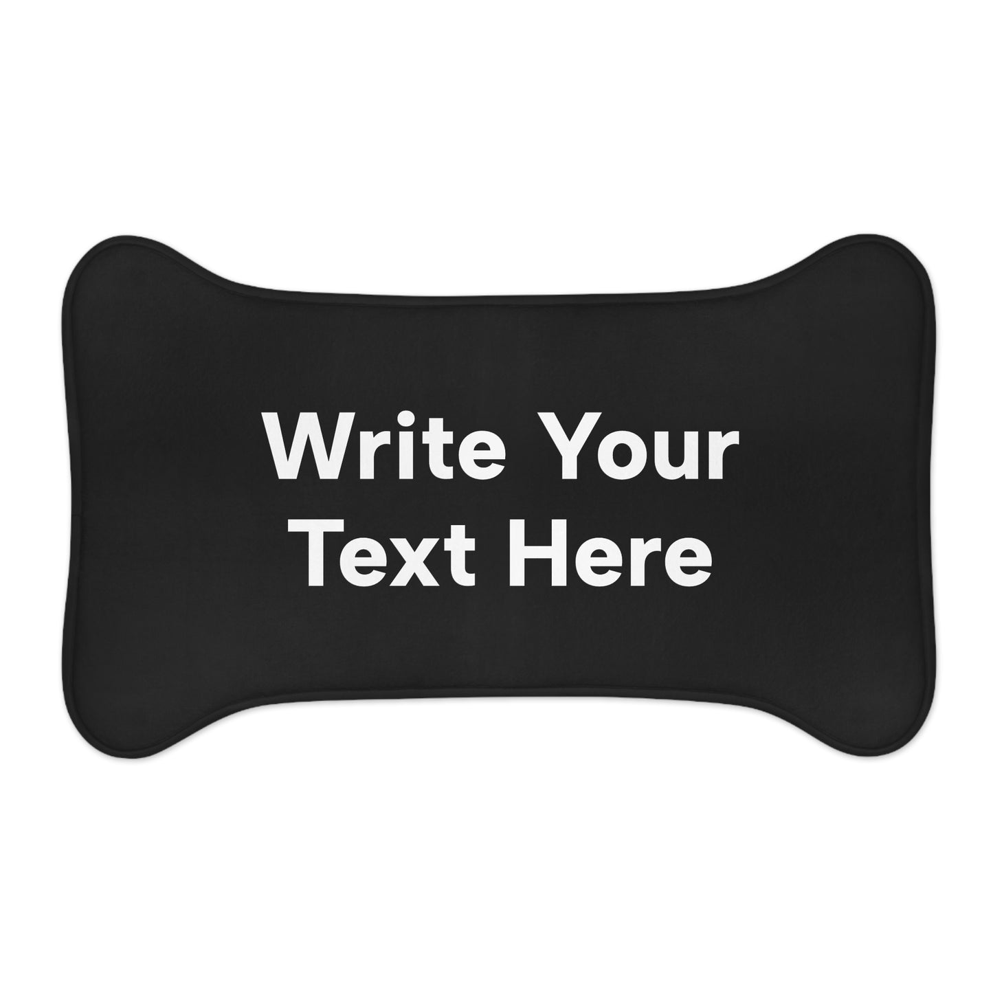 Custom Plush Anti-Slip Mealtime Pet Feeding Mat