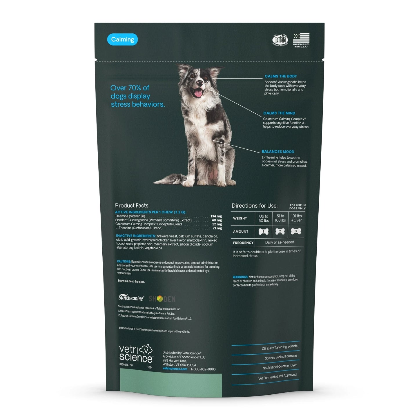 VetriScience® Composure Long-Lasting Calming Chews | 50 Count
