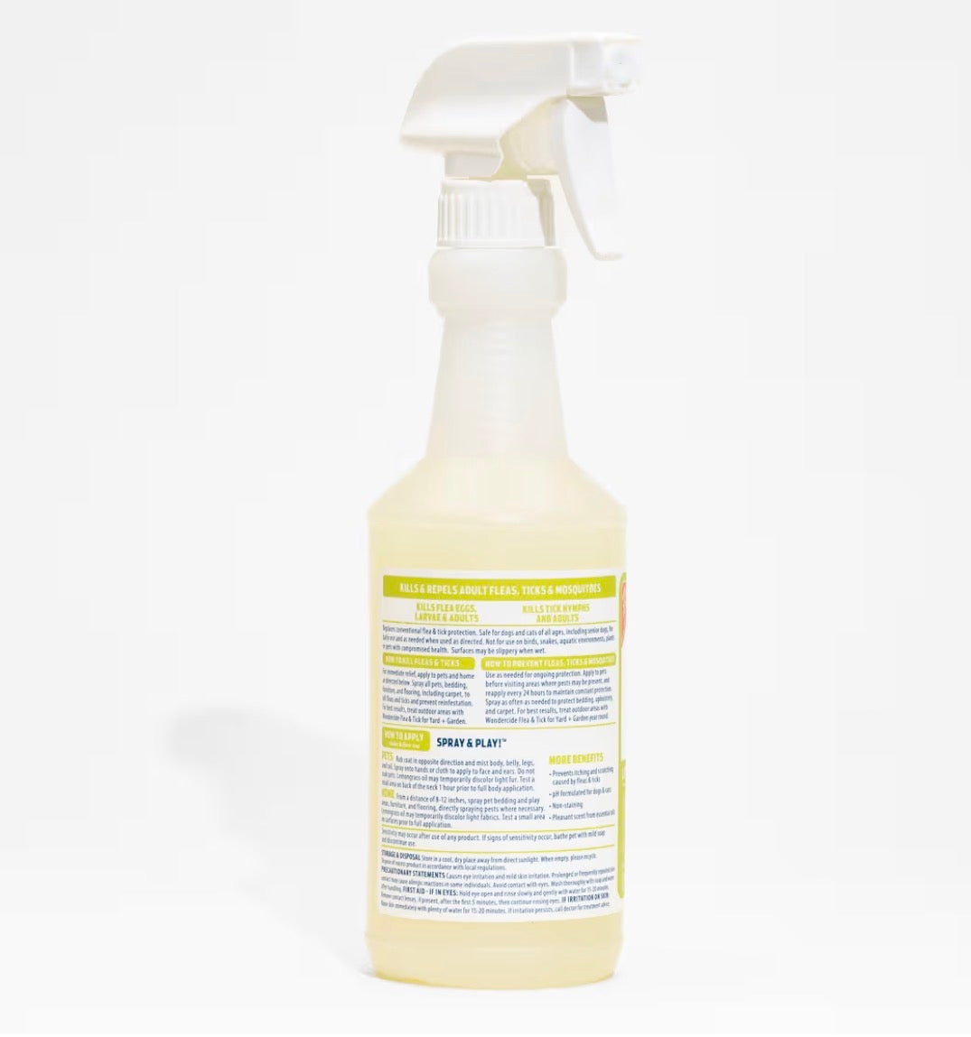 Wondercide® Flea & Tick Spray for Pets + Home — Natural Essential Oils | Rosemary, Cedarwood & Lemongrass