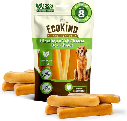 Himalayan Gold Yak Large Dog Chews: The Long-Lasting, All-Natural, High Protein Chew for Dental Health