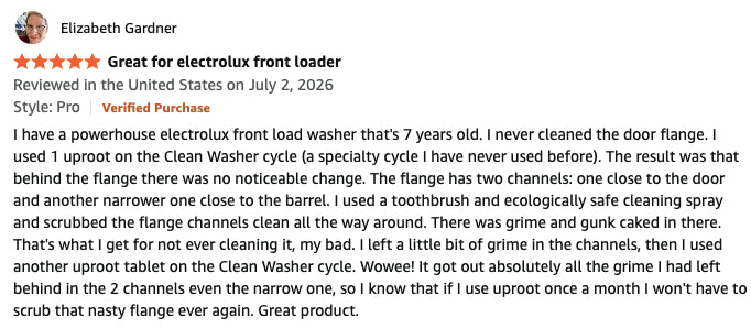 Uproot Clean® Washer Rescue Pro | Pet Hair + Odor Cleaning Tablets