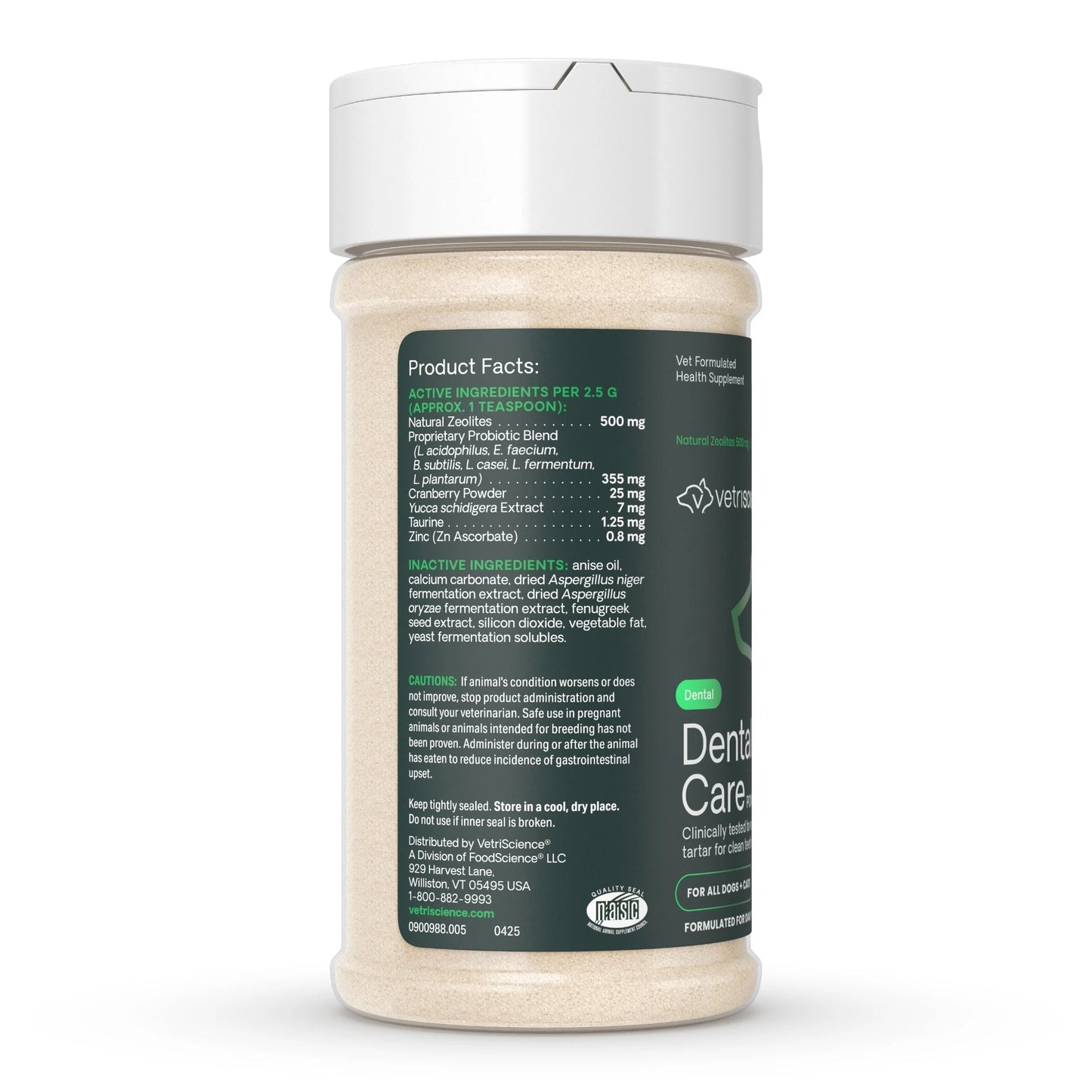 VetriScience® Dental Care Powder for Dogs & Cats | 4.2 oz