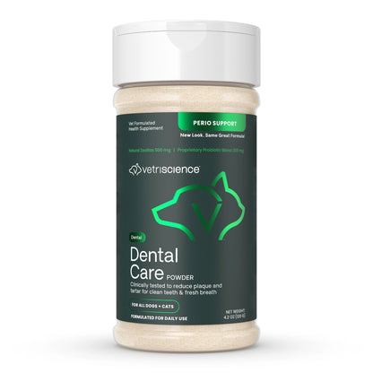 VetriScience® Dental Care Powder for Dogs & Cats | 4.2 oz