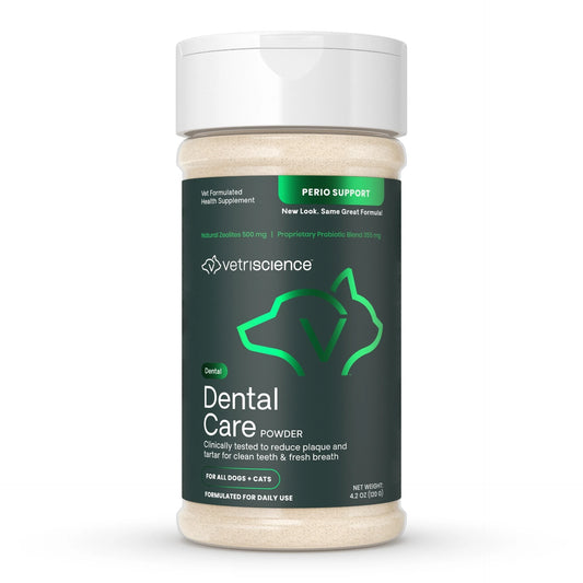 VetriScience® Dental Care Powder for Dogs & Cats | 4.2 oz
