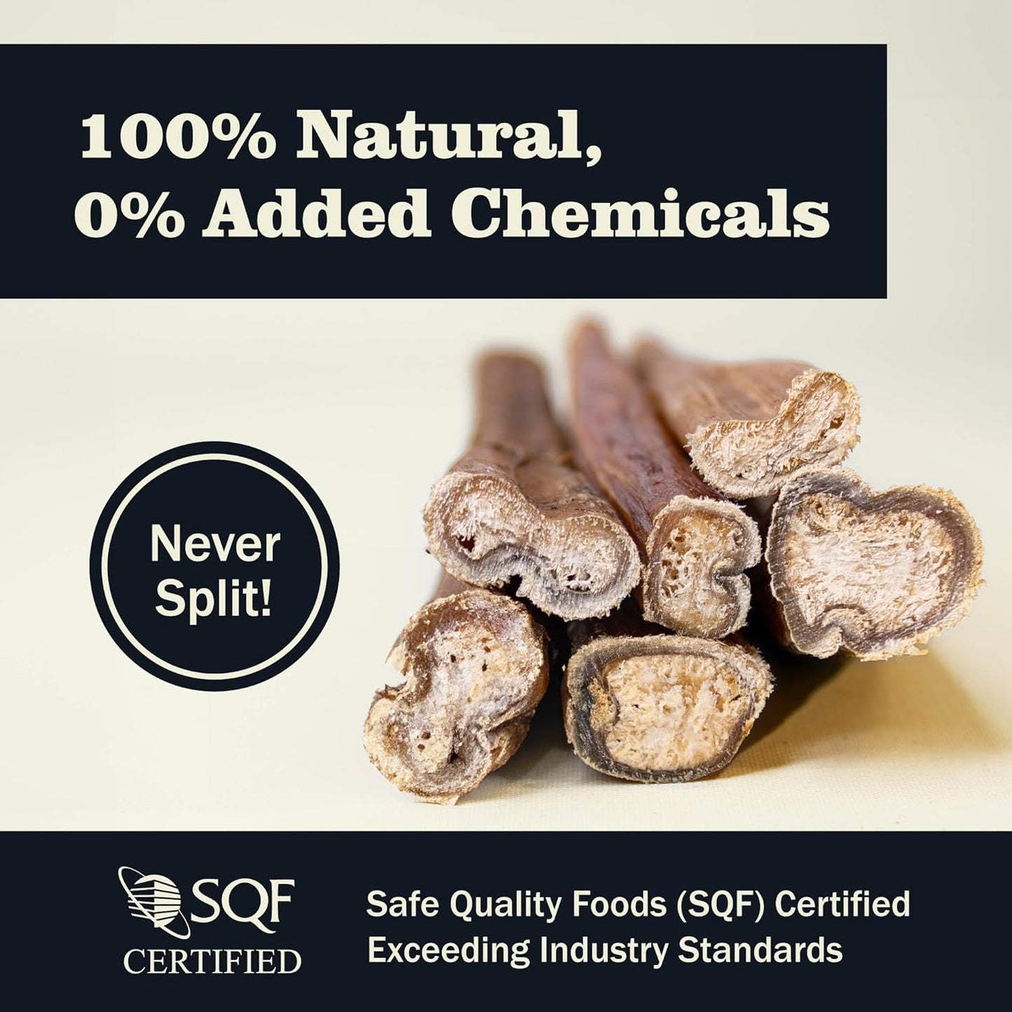 Redbarn Pet Products Bully Skin Sticks Beef Dog Treat – 8 oz Bag