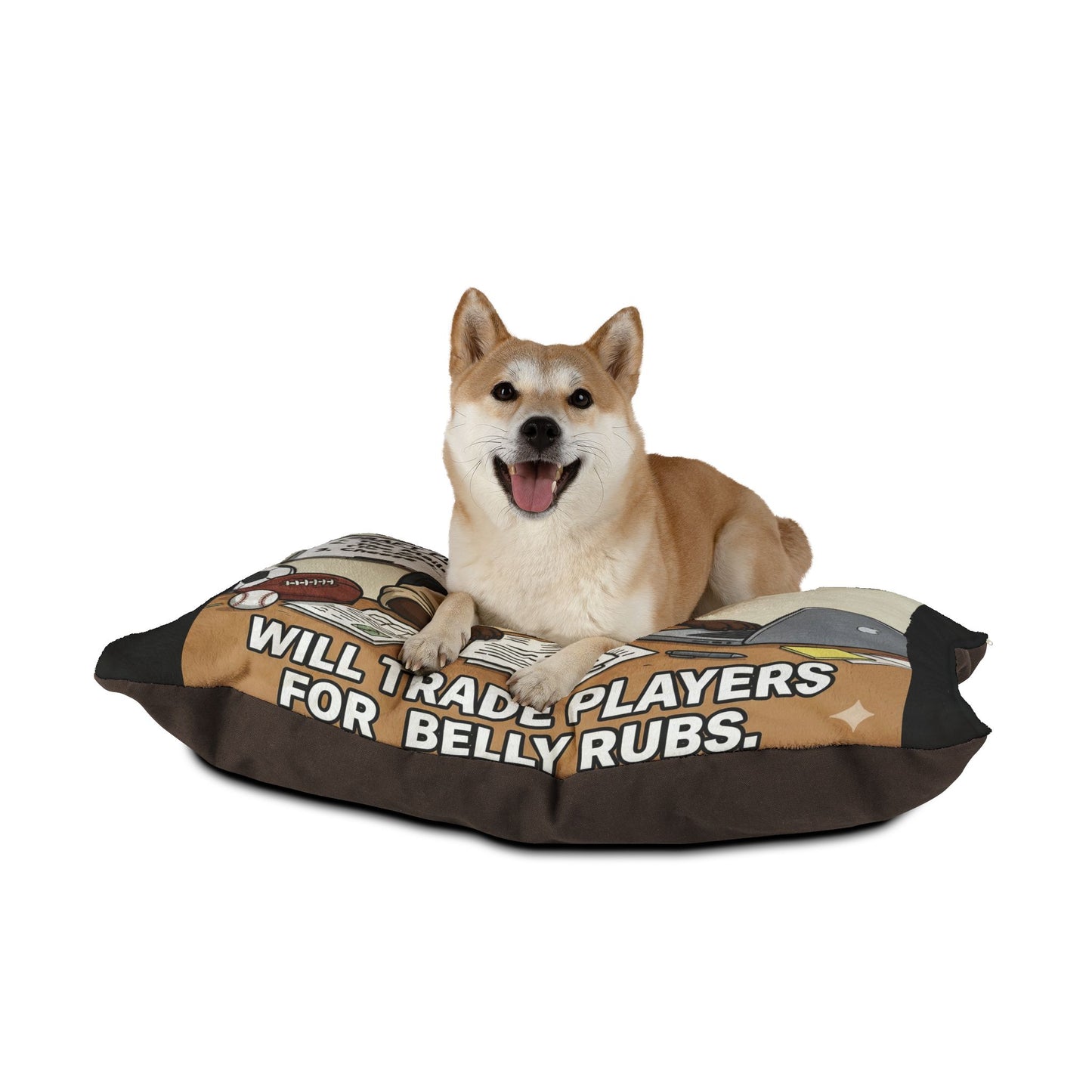 The "Executive Draft" Throne | Fantasy Commissioner Elite Pet Bed Pillow