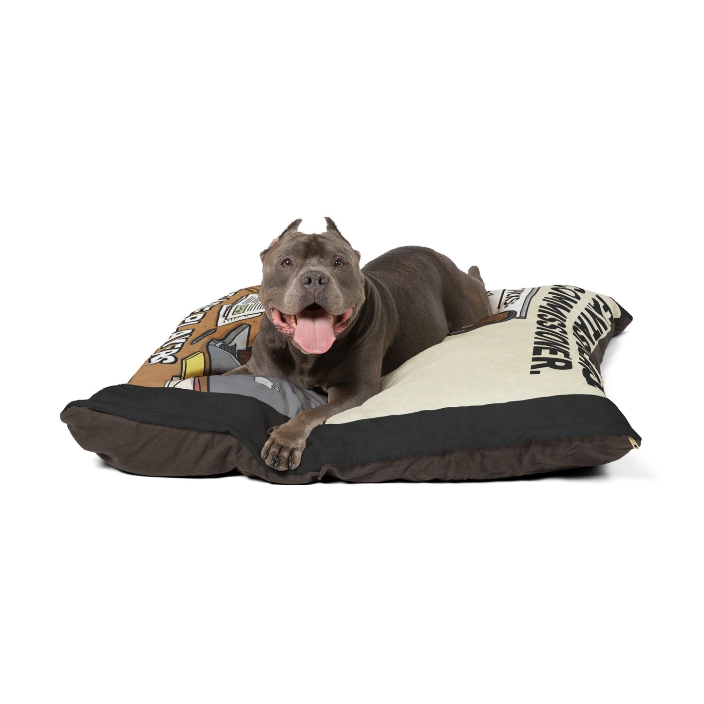 The "Executive Draft" Throne | Fantasy Commissioner Elite Pet Bed Pillow
