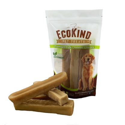 EcoKind Pet Treats Yak Cheese Chews Packaged