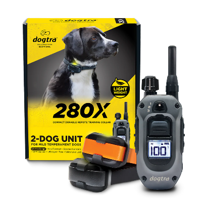 Dogtra® 280X Remote Dog Training Collar | ½-Mile Range | Waterproof | Rechargeable | 1-Dog & 2-Dog Systems