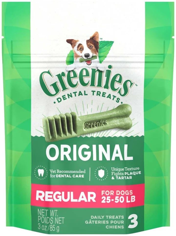 GREENIES Regular Dog Dental Chews Original 3 Count