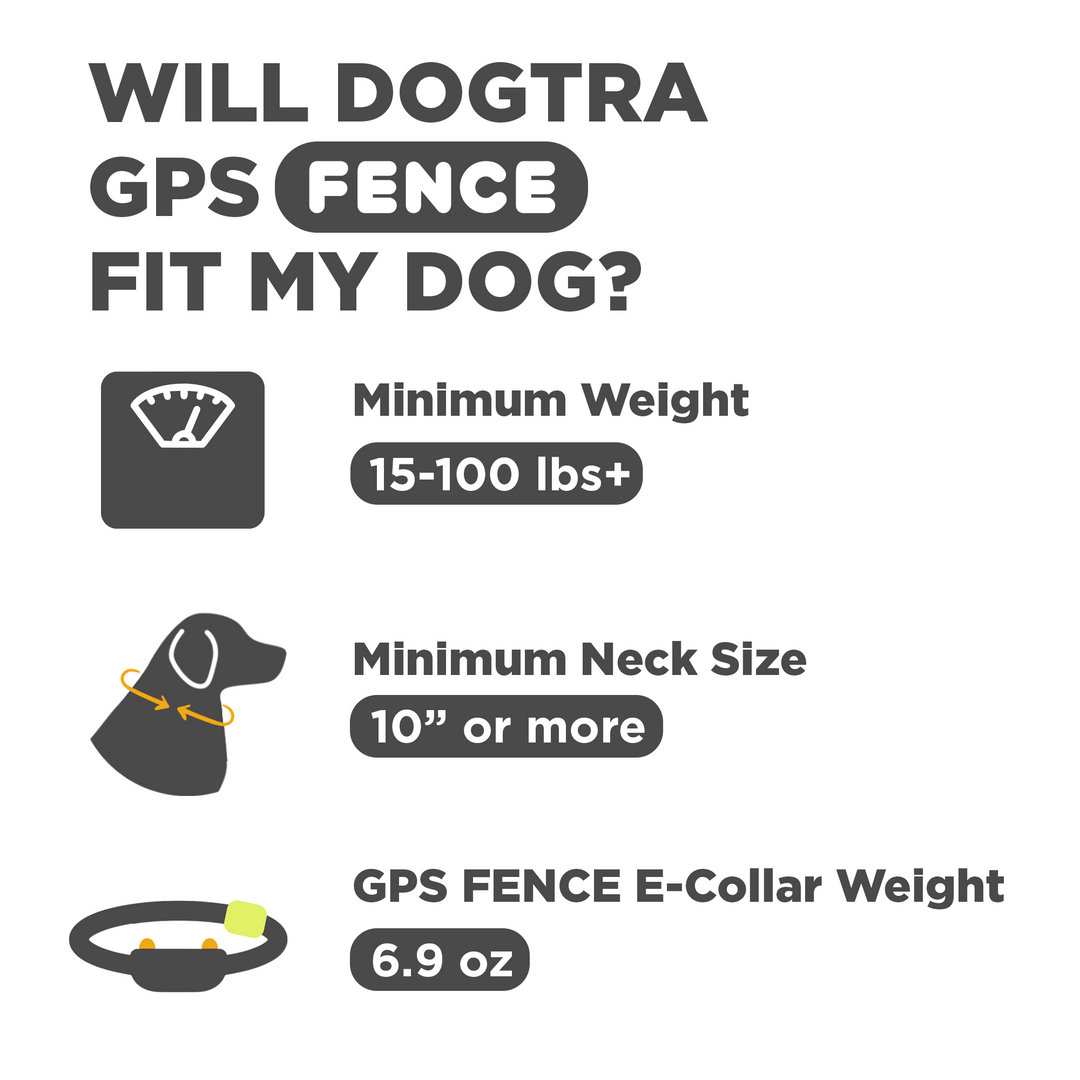No Subscription GPS Dog Fence — App-Controlled Wireless Boundary System for Large Properties (Dogtra®)