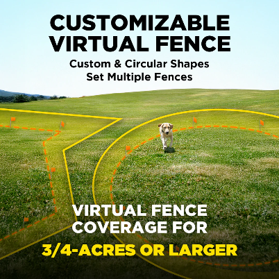No Subscription GPS Dog Fence — App-Controlled Wireless Boundary System for Large Properties (Dogtra®)