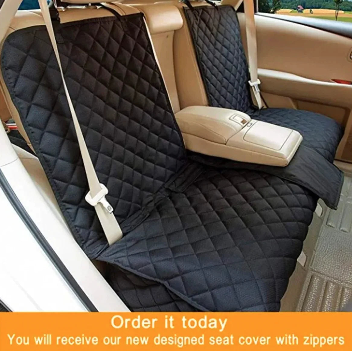 Portable Dog Car Seats AND Cargo Covers  - Toilet Station, Waterproof Cushions, Double Padding, Luxury Models