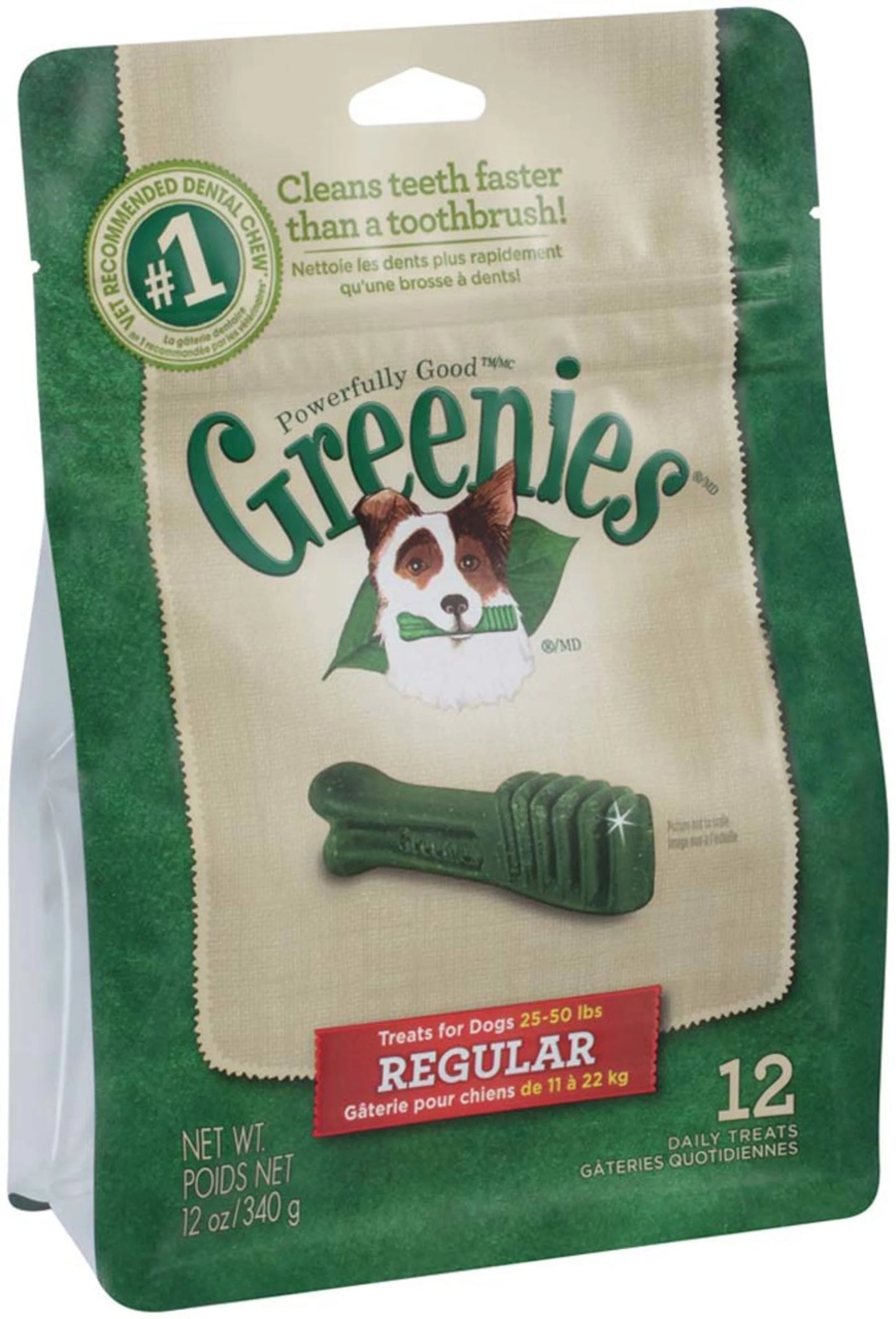 GREENIES® Daily Dental Chews for Regular Dogs (25–50 lb)
