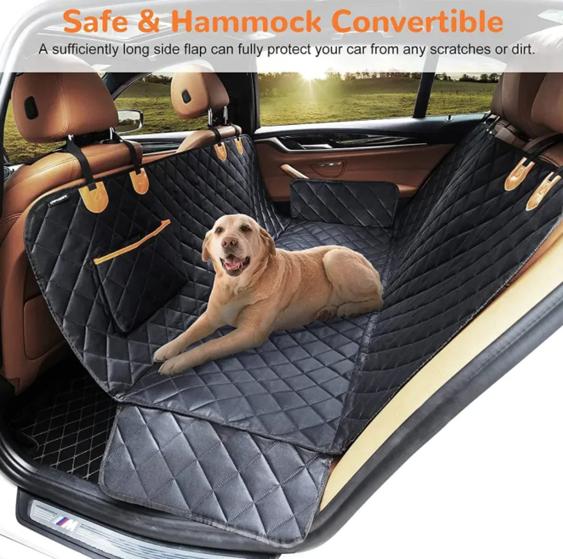 Portable Dog Car Seats AND Cargo Covers  - Toilet Station, Waterproof Cushions, Double Padding, Luxury Models