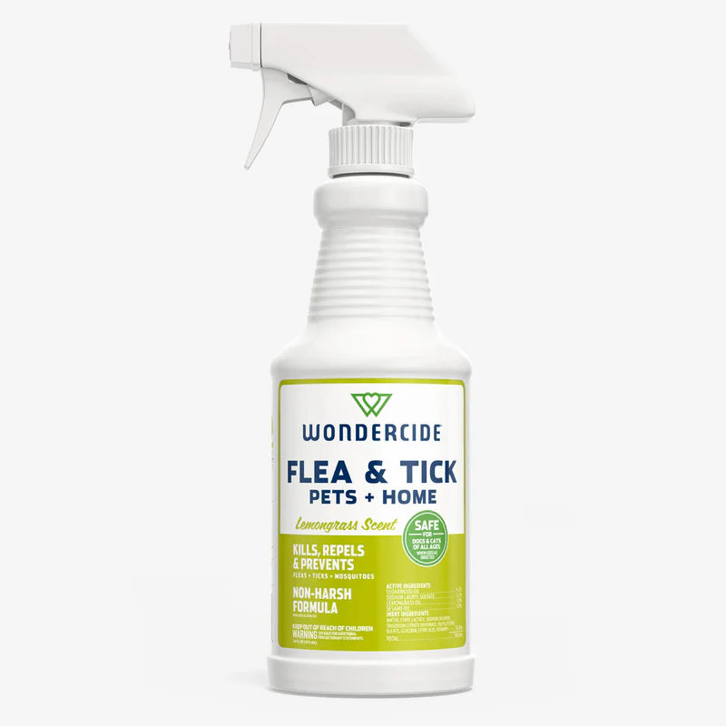 Wondercide® Flea & Tick Spray for Pets + Home — Natural Essential Oils | Rosemary, Cedarwood & Lemongrass