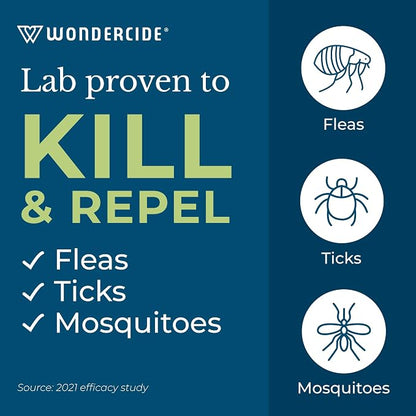 Wondercide® Flea & Tick Spray for Pets + Home — Natural Essential Oils | Rosemary, Cedarwood & Lemongrass